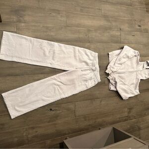 TNA Cozy Fleece Set in Cream